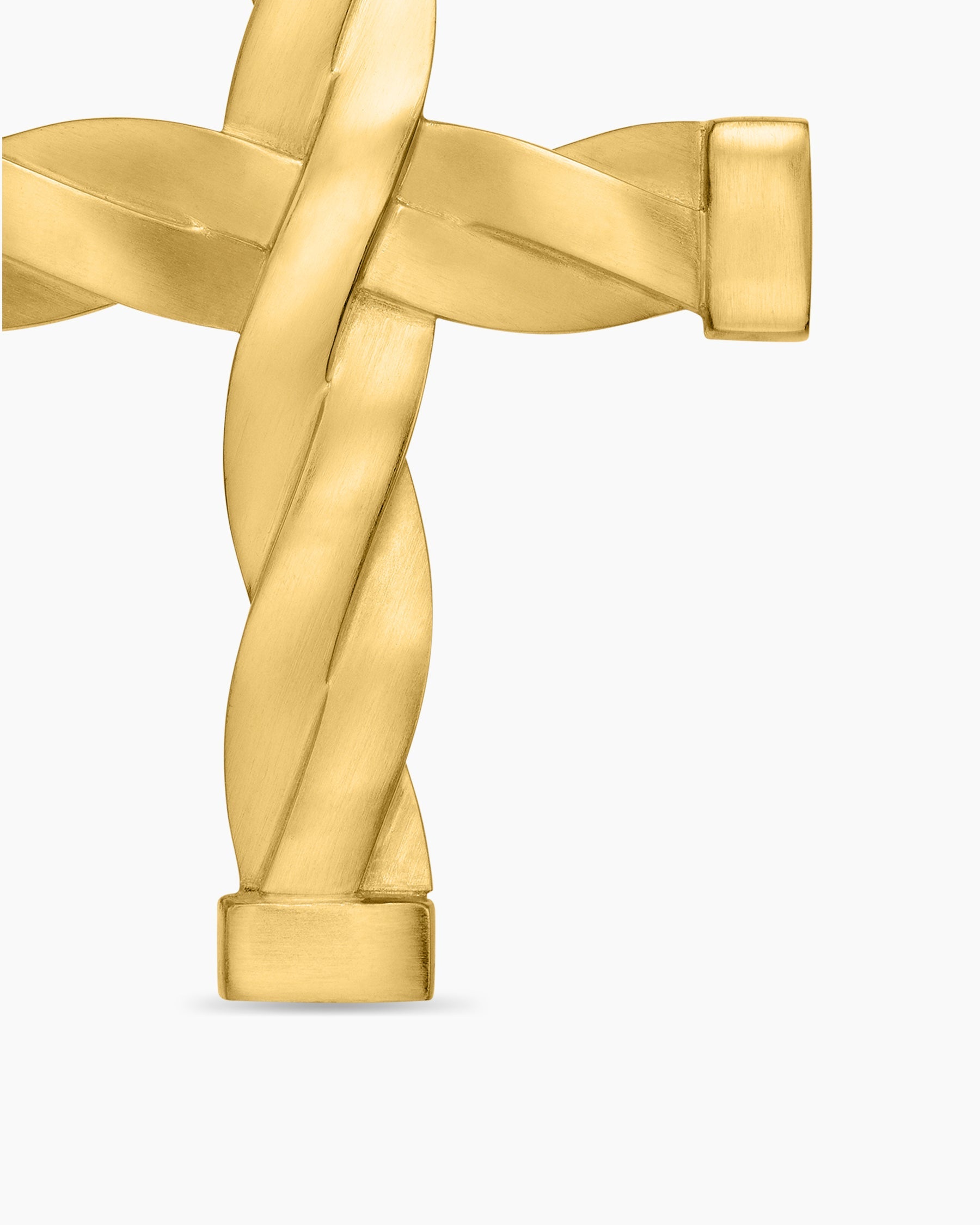 DY Helios™ Cross Pendant in 18K Yellow Gold, 36mm