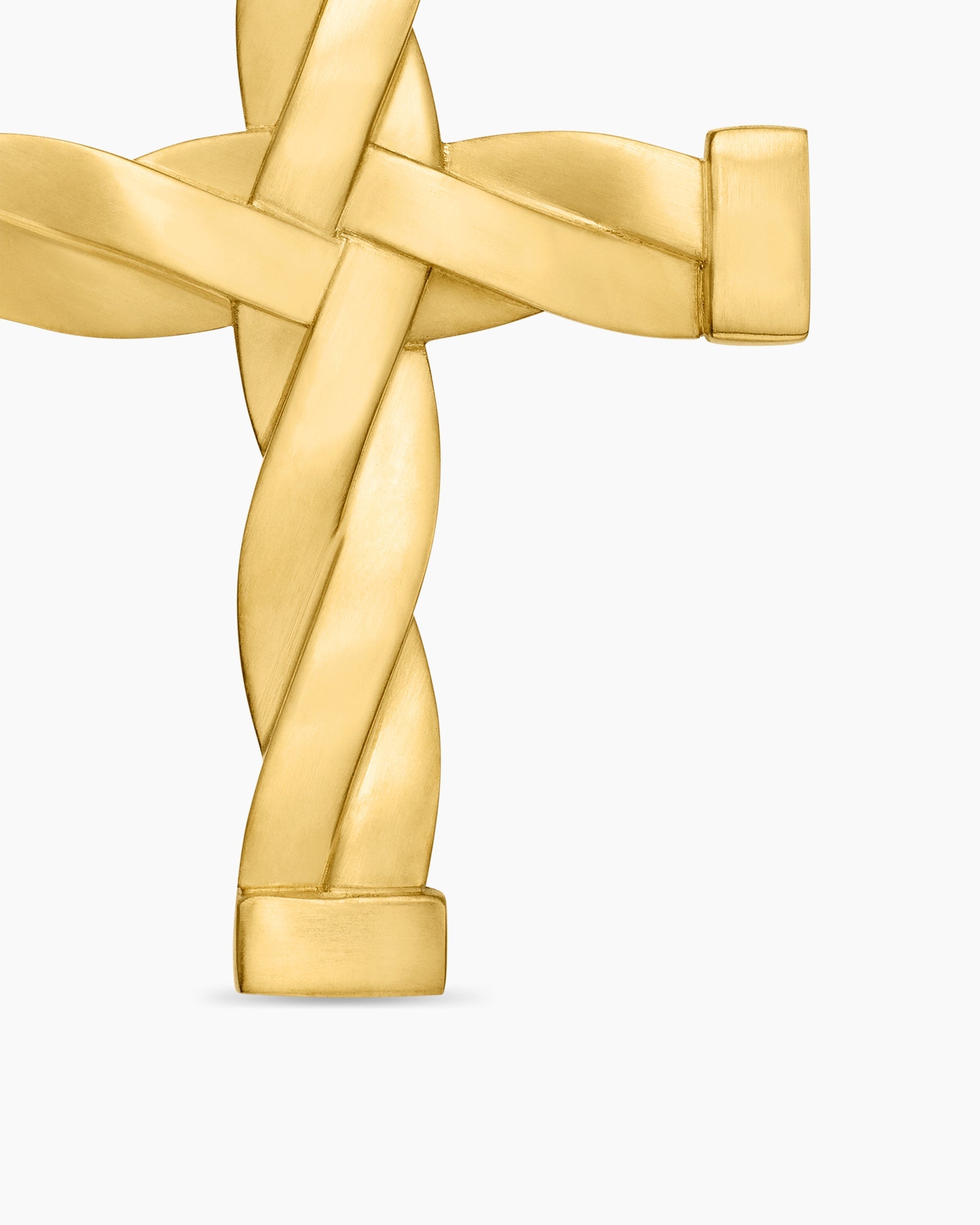 DY Helios™ Cross Pendant in 18K Yellow Gold, 36mm