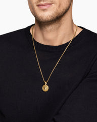 Petrvs® Wolf Amulet in 18K Yellow Gold, 21mm