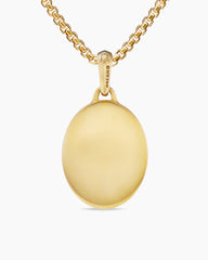 Mary Amulet in 18K Yellow Gold, 20mm