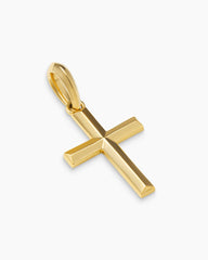 Cross Pendant in 18K Yellow Gold, 24mm