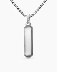 Courage Amulet in Sterling Silver with 14K Yellow Gold, 35mm