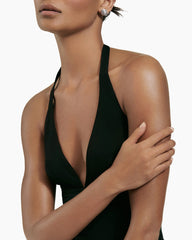 Sculpted Cable Stud Earrings in Sterling Silver, 14mm