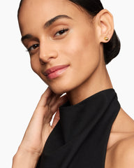 Sculpted Cable Stud Earrings in 18K Yellow Gold, 8mm