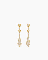 Modern Renaissance® Drop Earrings in 18K Yellow Gold with Diamonds, 30mm