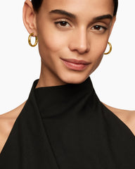 DY Mercer® Hoop Earrings in 18K Yellow Gold, 25.4mm