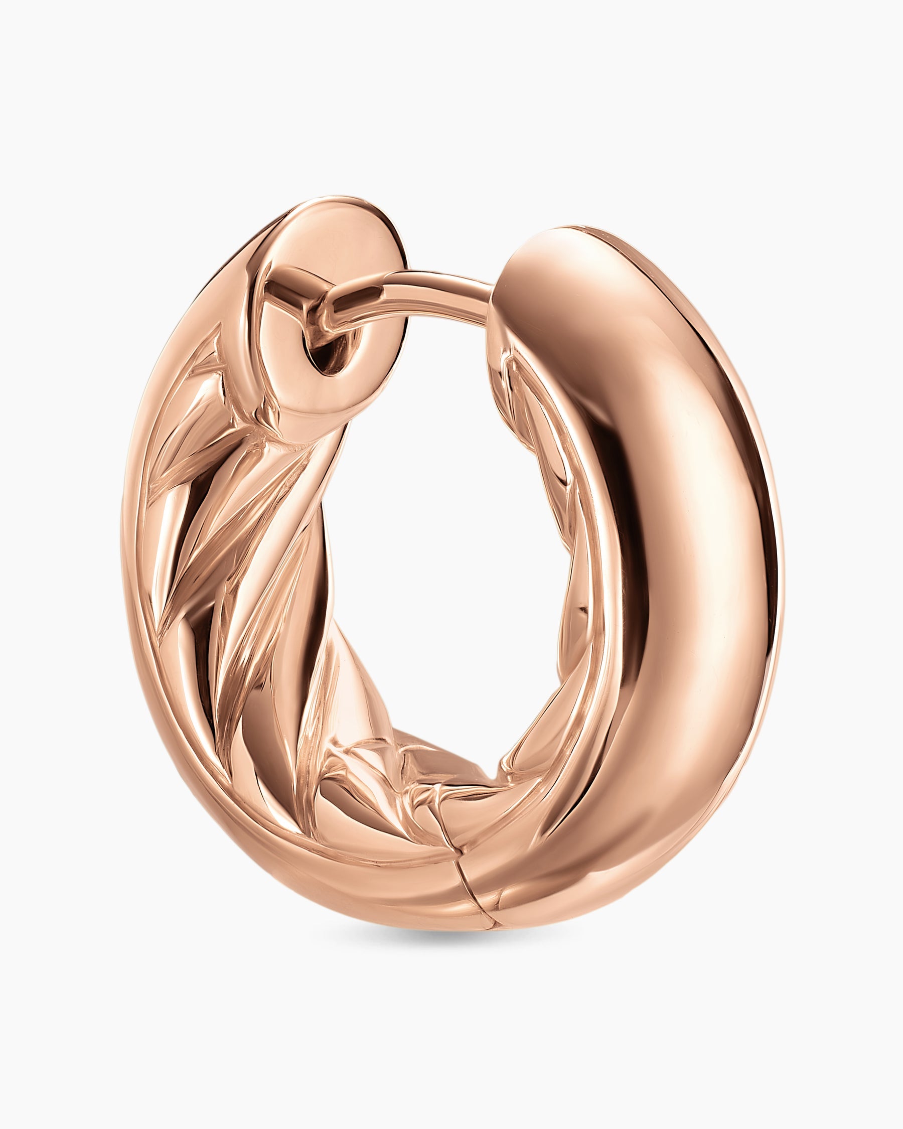 DY Mercer® Micro Hoop Earrings in 18K Rose Gold, 13.4mm