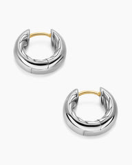 DY Mercer® Micro Hoop Earrings in Sterling Silver, 13.4mm