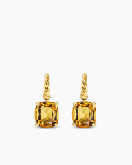 Marbella Drop Earrings in 18K Yellow Gold with Citrine, 11mm