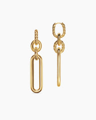 Lexington Double Link Drop Earrings in 18K Yellow Gold, 53mm