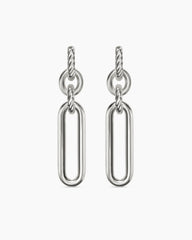 Lexington Double Link Drop Earrings in Sterling Silver, 53mm