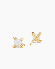 Petite Modern Renaissance® Pearl Stud Earrings in 18K Yellow Gold, 5.5mm