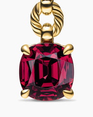 Marbella Drop Earrings in 18K Yellow Gold with Amethyst and Rhodolite Garnet, 51mm