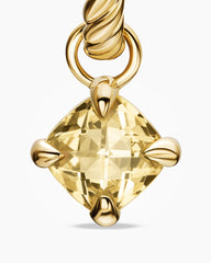 Micro Chatelaine® Drop Earrings in 18K Yellow Gold with Champagne Citrine, 5mm