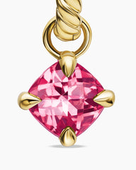 Micro Chatelaine® Drop Earrings in 18K Yellow Gold with Pink Tourmaline, 5mm