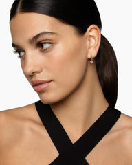 Micro Chatelaine® Drop Earrings in 18K Yellow Gold with Pink Tourmaline, 5mm