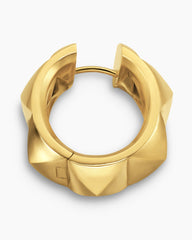 Pyramid Hoop Earrings in 18K Yellow Gold, 23.9mm