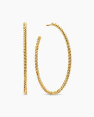 Cablespira® Hoop Earrings in 18K Yellow Gold, 42.3mm