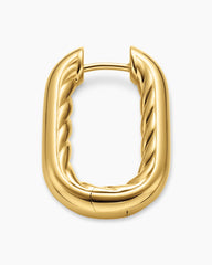 DY Madison® Smooth Hoop Earrings in 18K Yellow Gold, 24.3mm