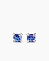 Micro Chatelaine® Stud Earrings in 18K White Gold with Tanzanite, 4.8mm