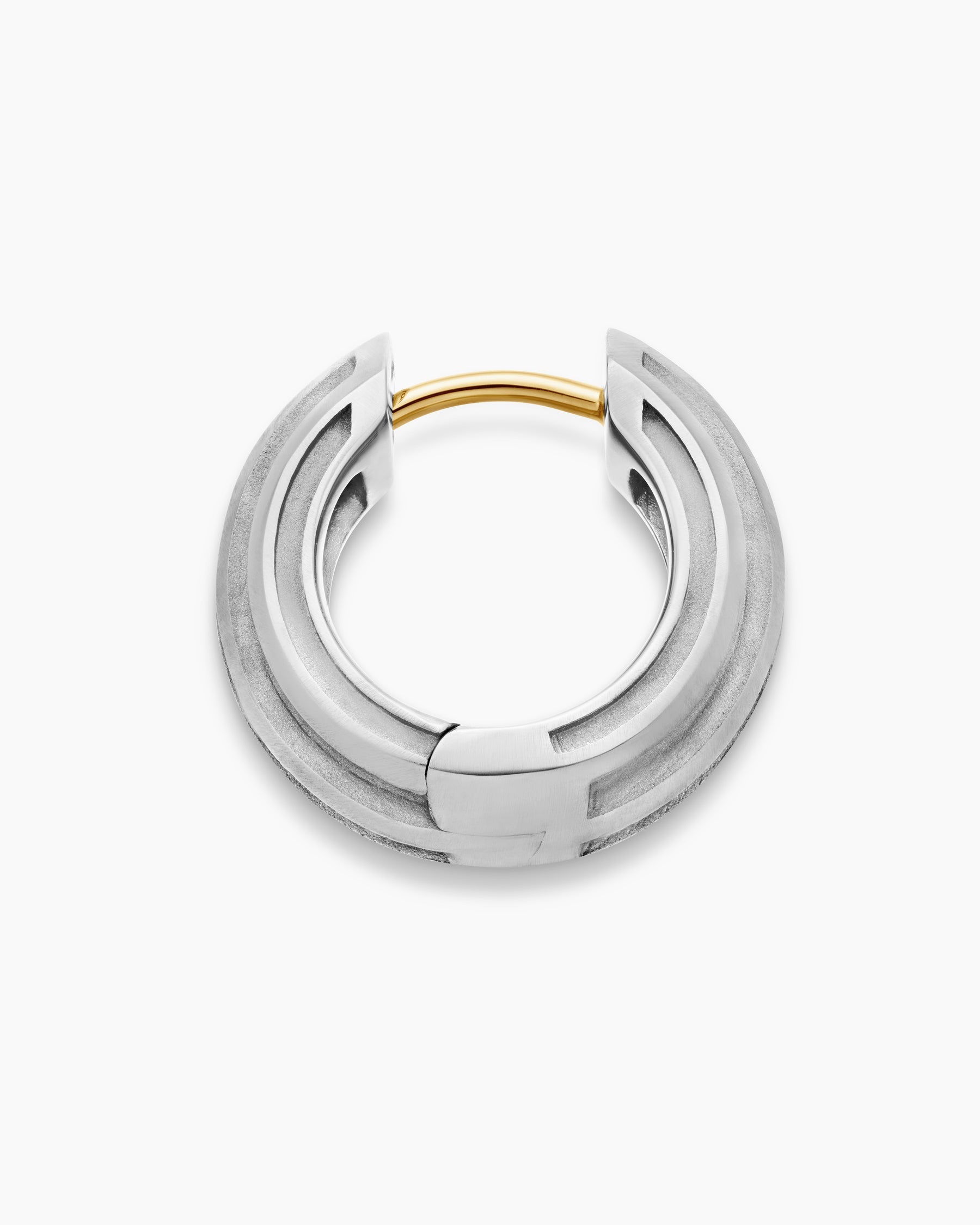Streamline® Hoop Earring in Sterling Silver, 14mm