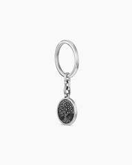 Life and Death Duality Keychain in Sterling Silver, 42.8mm