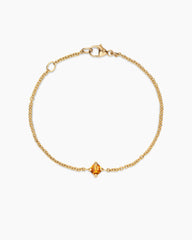 Chatelaine® Teen Bracelet in 18K Yellow Gold with Citrine, 4mm