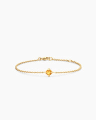 Chatelaine® Teen Bracelet in 18K Yellow Gold with Citrine, 4mm