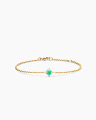 Chatelaine® Teen Bracelet in 18K Yellow Gold with Chrysoprase, 4mm