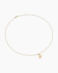 Cable Collectibles® Teen Dog Necklace in 18K Yellow Gold with Diamond