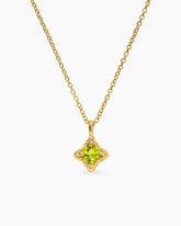 Cable Collectibles® Teen Quad Necklace in 18K Yellow Gold with Peridot