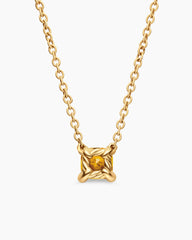 Chatelaine® Teen Necklace in 18K Yellow Gold with Citrine, 4mm