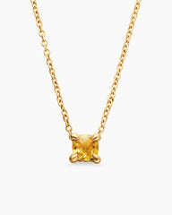 Chatelaine® Teen Necklace in 18K Yellow Gold with Citrine, 4mm