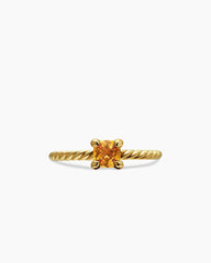 Chatelaine® Teen Ring in 18K Yellow Gold with Citrine, 4mm