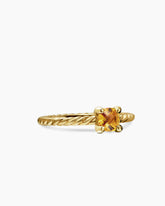 Chatelaine® Teen Ring in 18K Yellow Gold with Citrine, 4mm