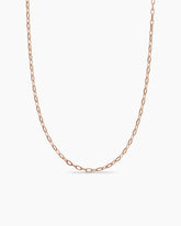 DY Madison® Chain Necklace in 18K Rose Gold, 3mm
