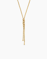 Helena Y Necklace in 18K Yellow Gold with Diamonds