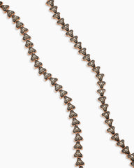 Armory® Necklace in 18K Rose Gold with Cognac Diamonds, 9.5mm
