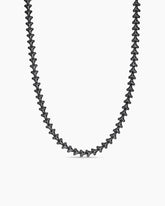 Armory® Necklace in Black Titanium with Black Diamonds, 9.5mm