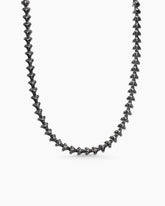 Armory® Necklace in Sterling Silver with Black Diamonds, 9.5mm