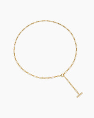 Lexington Necklace in 18K Yellow Gold with Diamonds, 6.5mm