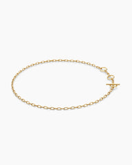 DY Madison® Three Ring Chain Necklace in 18K Yellow Gold, 3mm