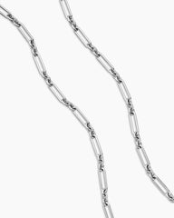 Lexington Chain Necklace in Sterling Silver with 18K Yellow Gold, 4.5mm