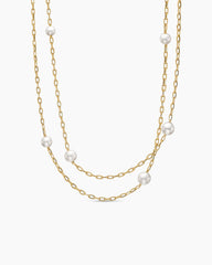 DY Madison® Pearl Necklace in 18K Yellow Gold with Pearls, 6.2mm