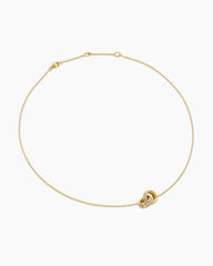 Modern Renaissance® Double Pendant Necklace in 18K Yellow Gold with Diamonds, 16.4mm