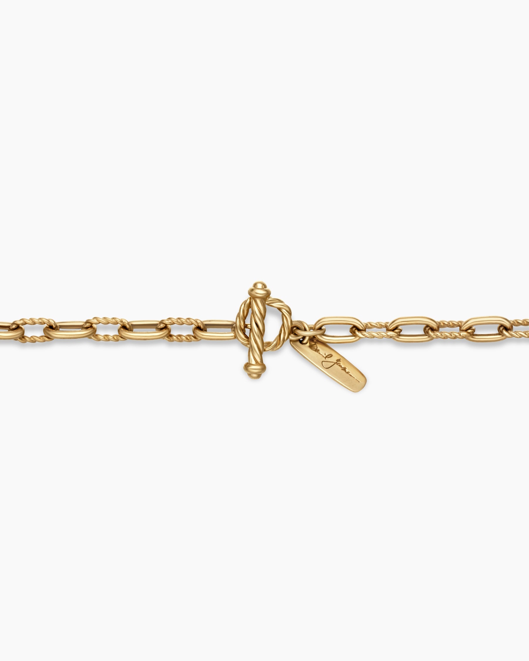 DY Madison® Color Pearl Necklace in 18K Yellow Gold with Pearls, 6.2mm
