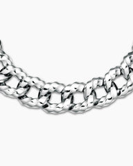 Cable Edge® Curb Chain Necklace in Sterling Silver, 23mm