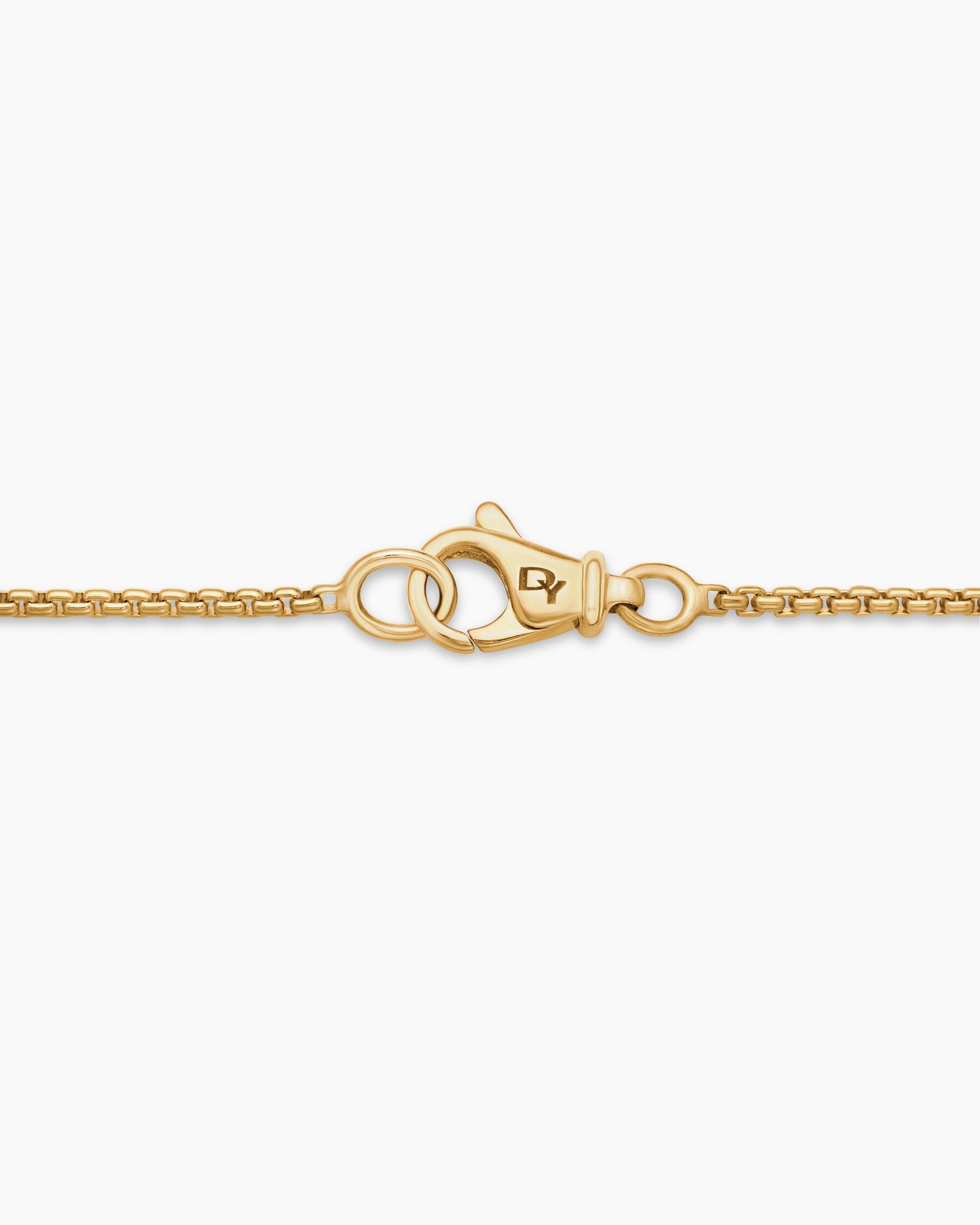 Pearl and Pavé Station Necklace in 18K Yellow Gold with Pearls and Diamonds