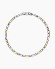 DY Madison® Chain Necklace in Sterling Silver with 18K Yellow Gold, 8.5mm