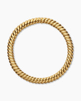Sculpted Cable Necklace in 18K Yellow Gold, 14mm